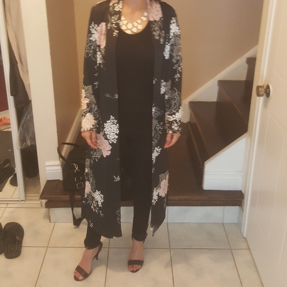 Long floral jacket - Picture 3 of 3